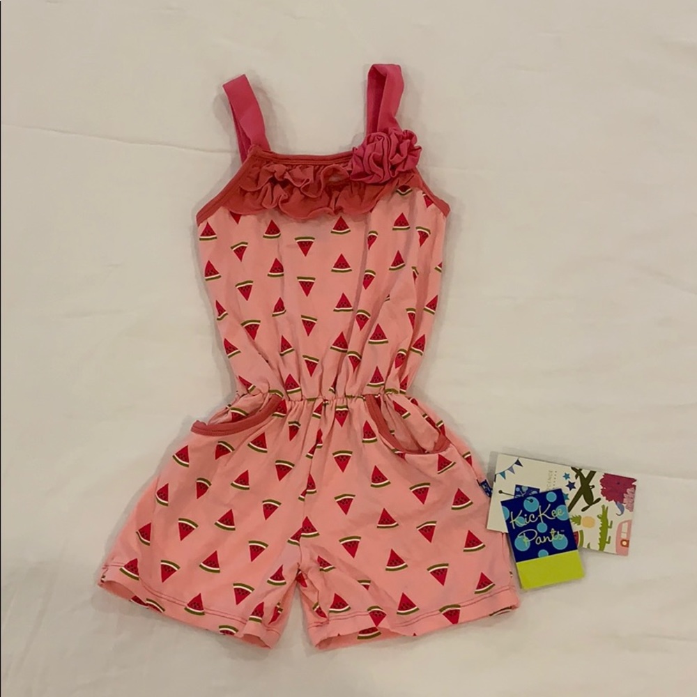 Kickee Pants watermelon romper